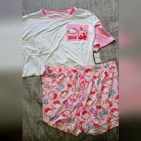 Hello Kitty Summer PJ's NWT Sz XL - Picture 5 of 7